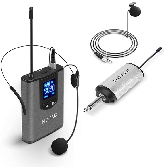 HOTEC UHF Wireless Lavalier Lapel Mic perfect for Vlogger - Picture 2 of 7